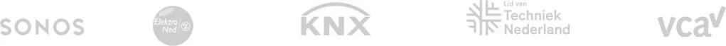 Partners: Sonos, KNX, Lid van Techniek Nederland