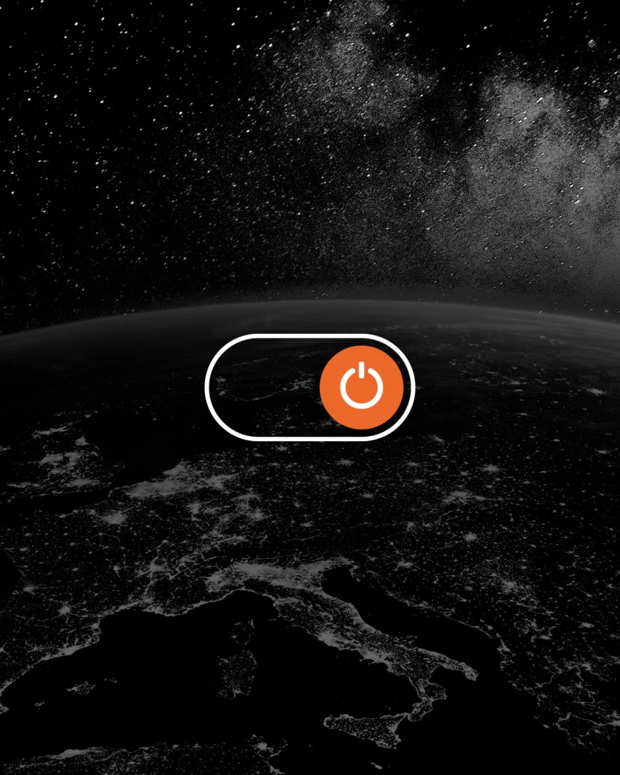 Earth hour: kwestie van een knop omzetten