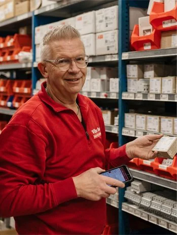 Tiny Welten in het magazijn